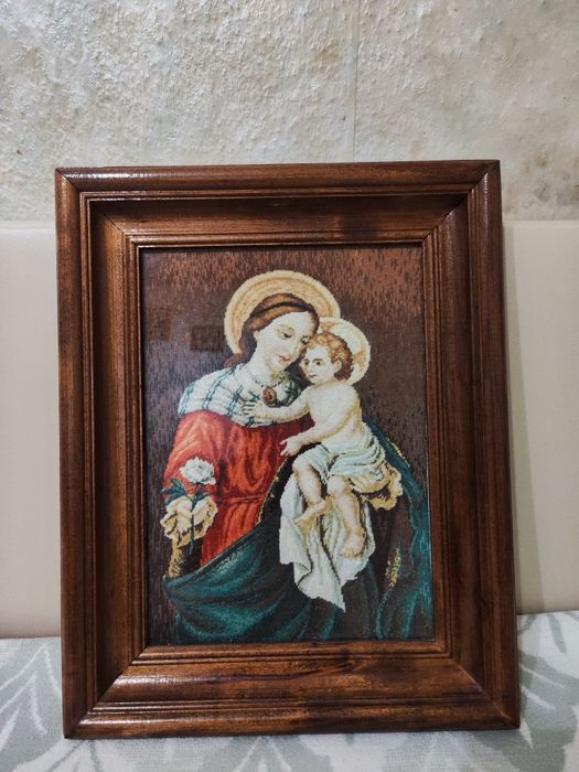 Гоблен Мадона с младенеца Тусет мадона