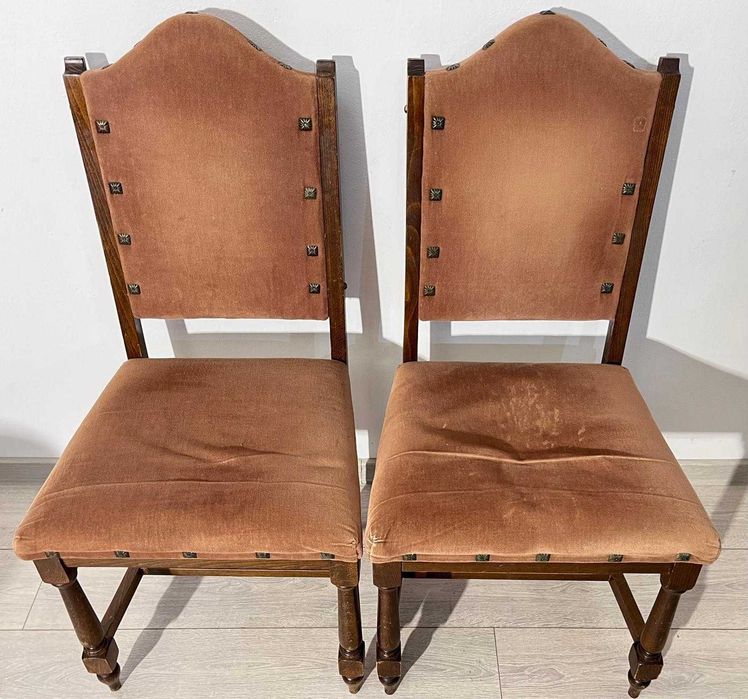 4 Buc. Scaun Vintage din Lemn