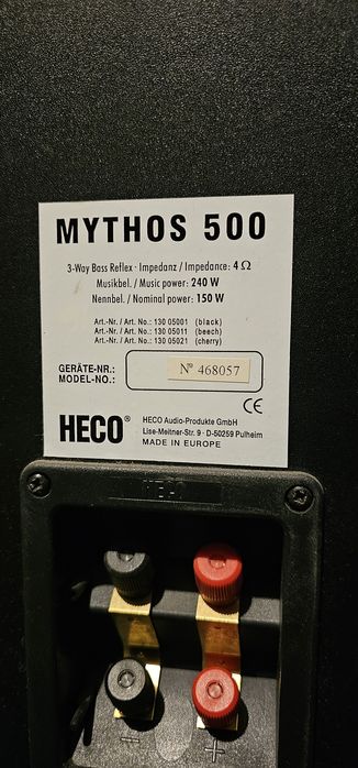 Boxe audio turn - coloane de podea - Heco Mythos 500 - 150 W