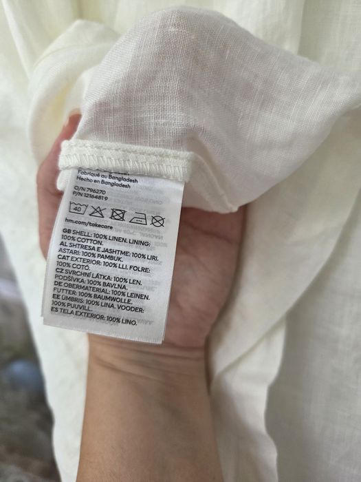 Rochie copii H&M mar 128, 100% in, noua cu eticheta