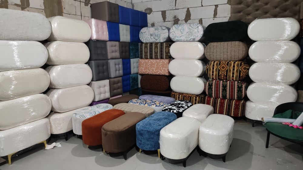 Банкетка овальная новая пуфик