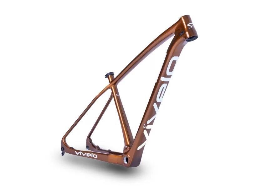 карбонова MTB рамка VIVELO VICTA 19” (48 см) – Gold Rust Chameleon