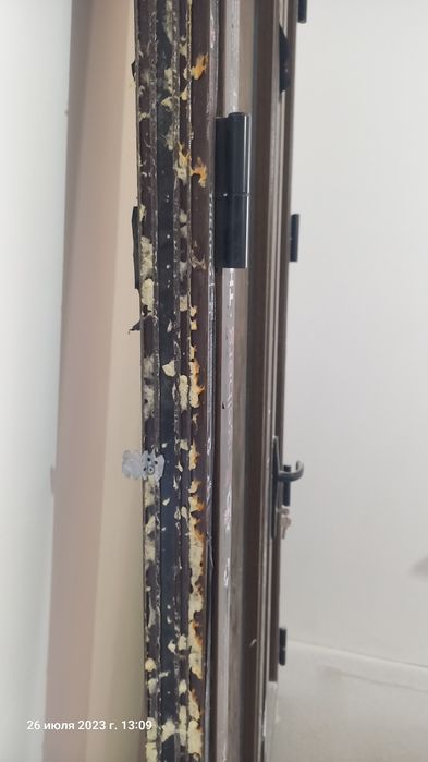 Дверь двойная  двухслойная окно