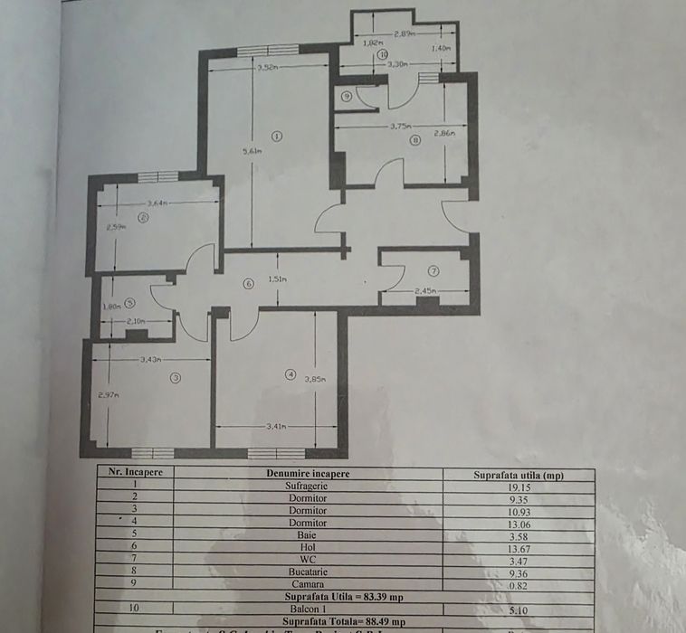 Proprietar vând apartament 4 camere