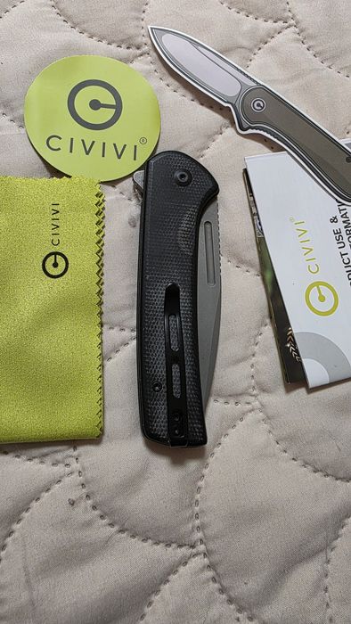 Нож Civivi Conspirator Nitro-V Micarta Black