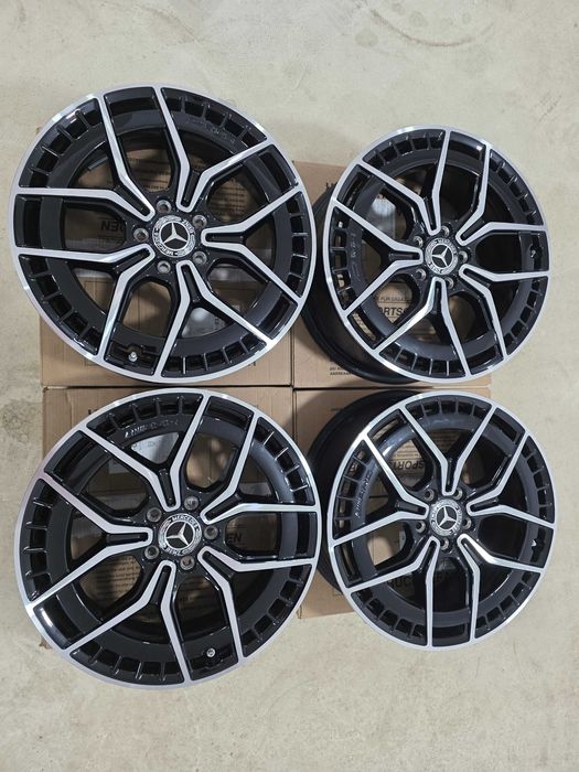 Jante 19 OEM Mercedes AMG Vito Viano V Class CLA EQA EQB senzori presiune roti 5x112 66.6 7.5J et 53