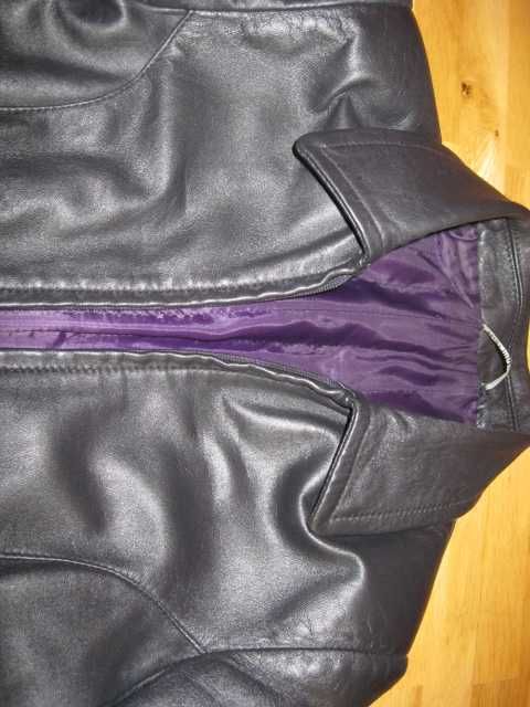 Естествена кожа дамско яке