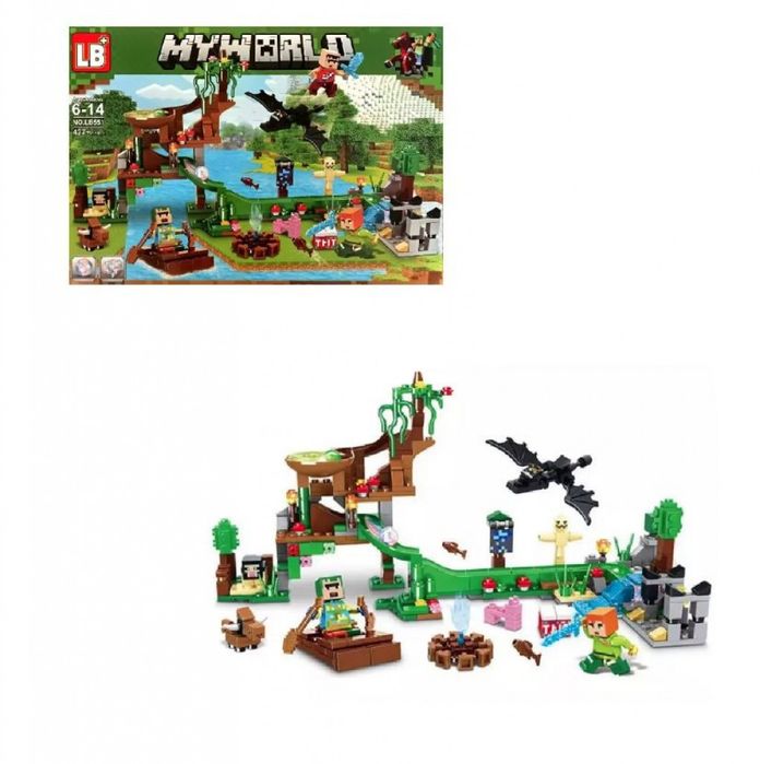 Конструктор Minecraft със светещи елементи – 427 елемента LB551