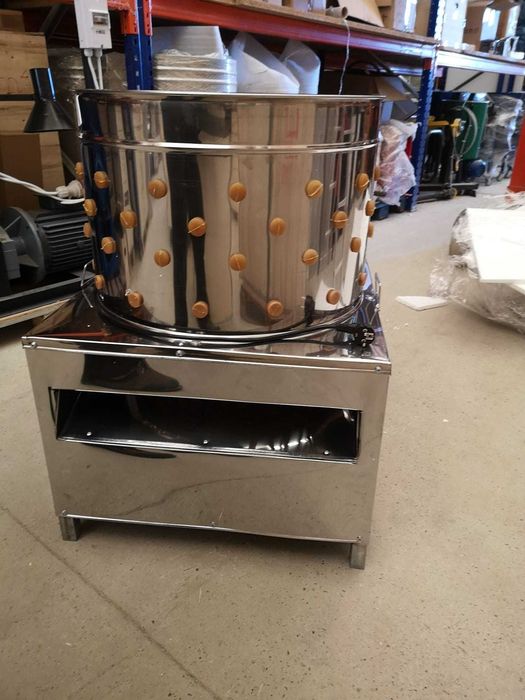 Машина за скубане на пера MS-60 ИНОКС 2200 W/119 броя палци