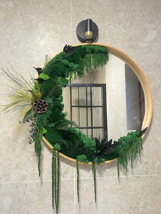 Tablouri cu muschi , licheni si plante stabilizate