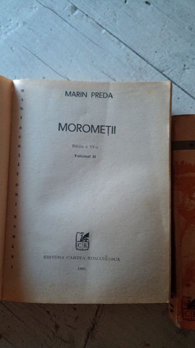 Vînd vol 1si 2 Moromeții