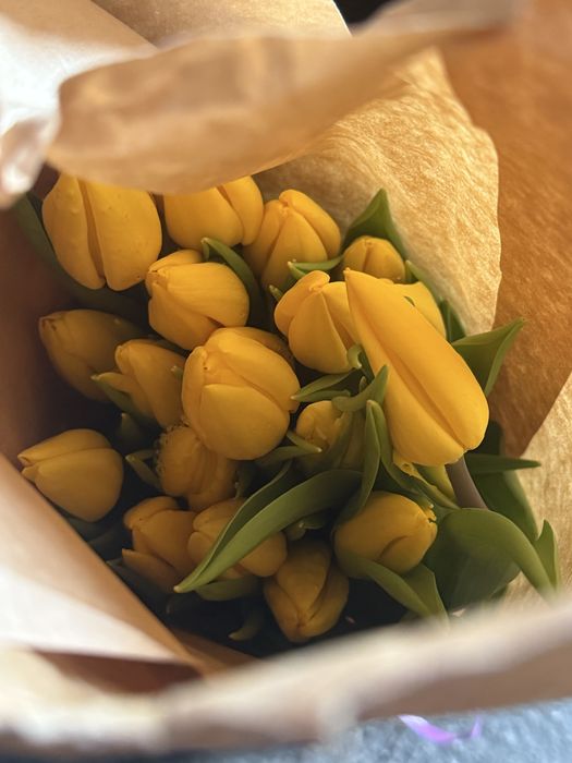 Тюльпаны с оформлением!