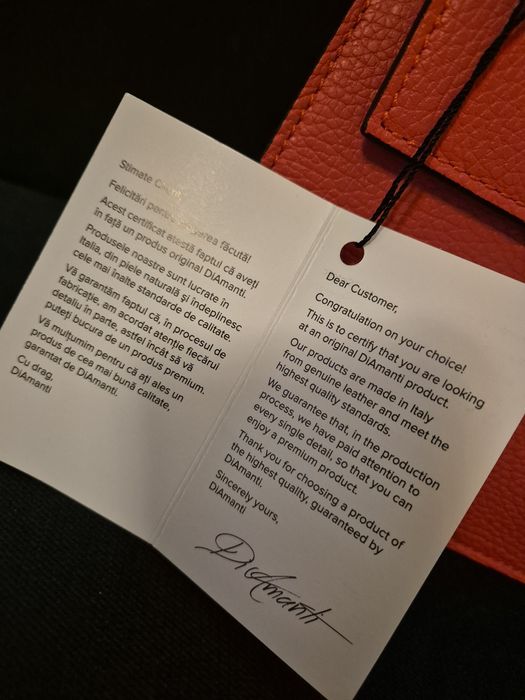 Vand geanta de piele naturala,  noua