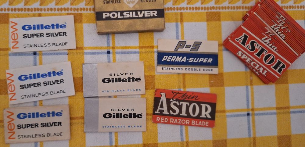 Чисто нови ретро ножчета за самобръсначка на Gillette, Astor, Wilkins