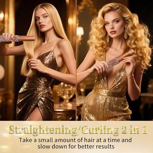 Нова Мини безжична преса с кристали – за пътуване и бърз стайлинг коса