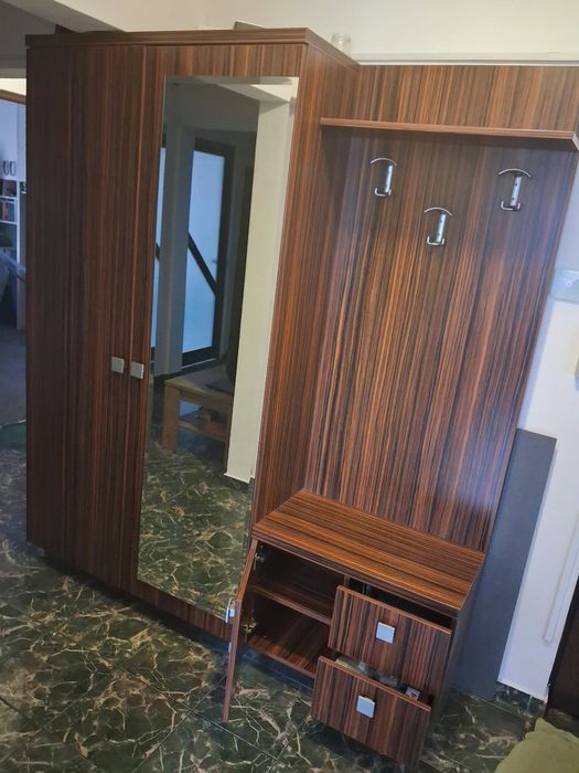 Dulap cu doua usi si oglinda pentru hol