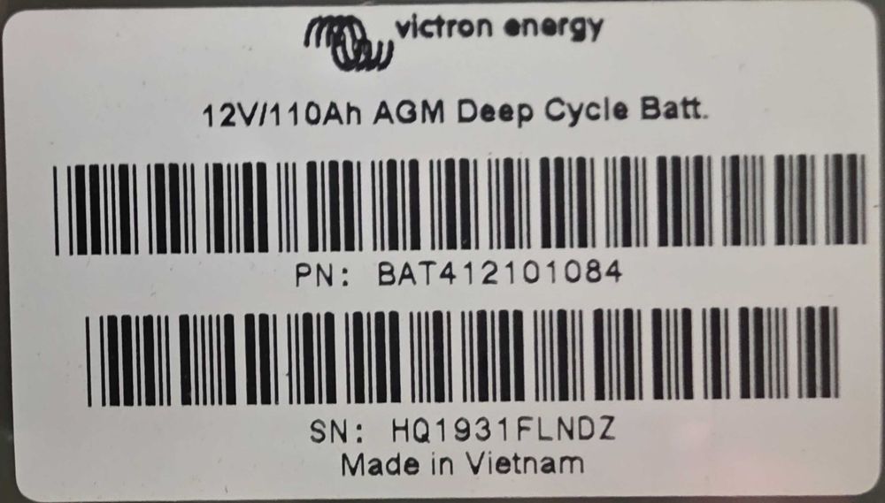 Акумулатор Victron AGM 110 Ah