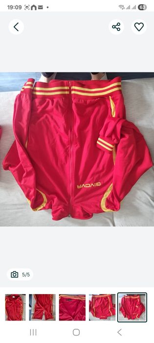 Trening dama rosu marime L givova