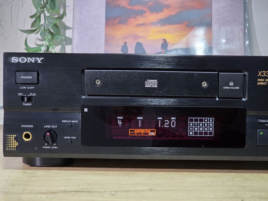 Cd player SONY CDP-X333ES, hifi audio,  seria ES  hi-end,  japan