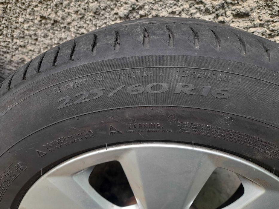 Jante Aluminiu pe 16-Audi A6 + Anvelope