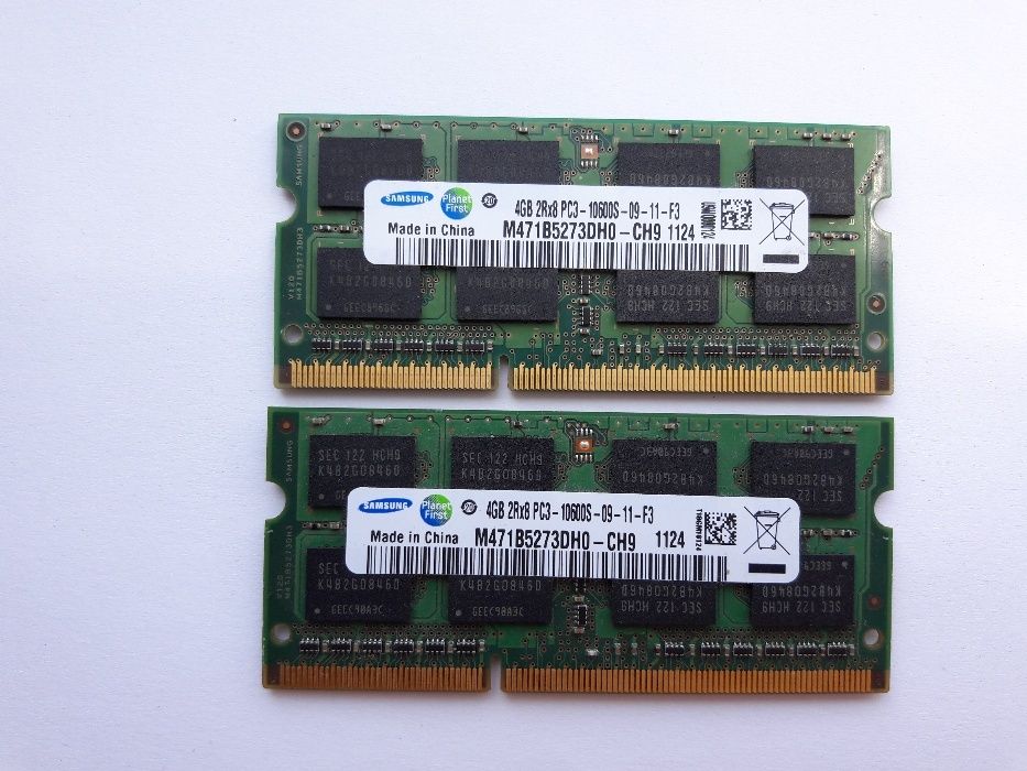 Kit 8GB Laptop Samsung M471B5273DH0- CH9 PC3 10600S-1333Mhz