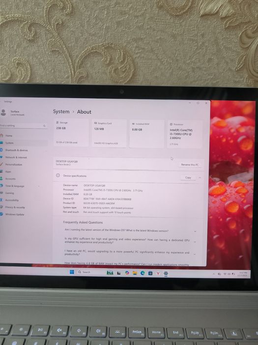 Microsoft Surface Book 2