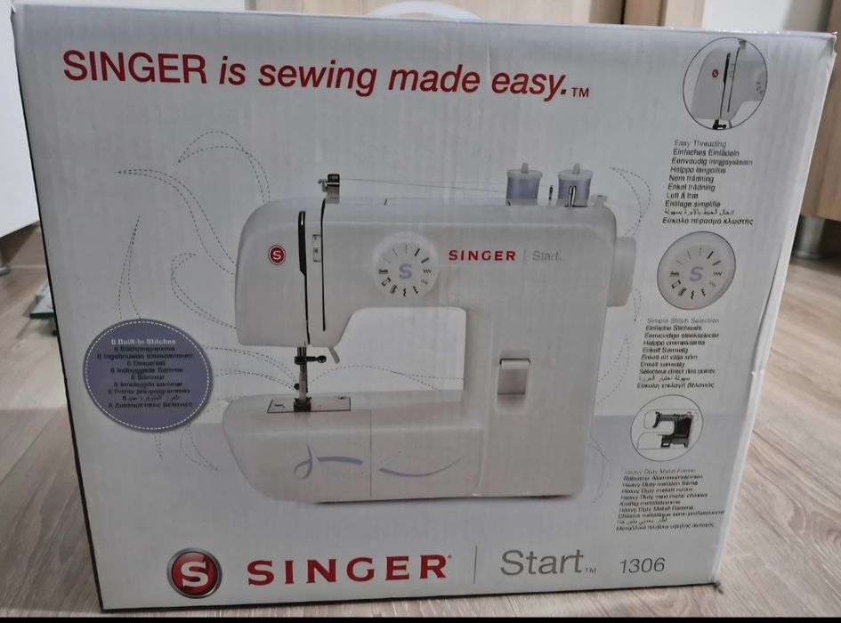 Mașina de cusut singer 1306