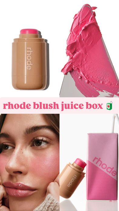 Rhode косметичка, румяна, блеск, зеркало