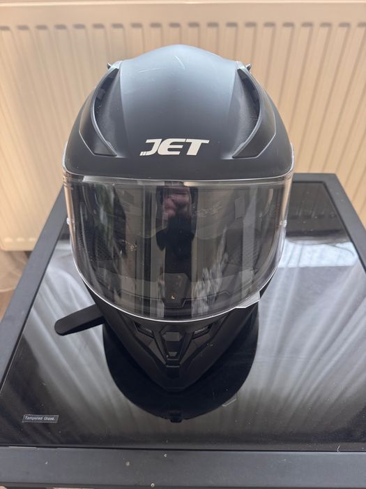 Cască și geacă motor dama