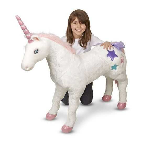 Плюшен еднорог Melissa and Doug 114см