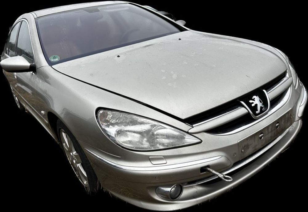 Peugeot 607 v6 benzina 2005 Facelift cutie automata scaune tapițerie piele far bara aripa capota usa navigație GPS