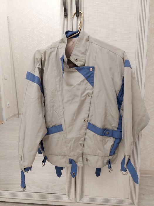 Куртка кожаная, внутри флис