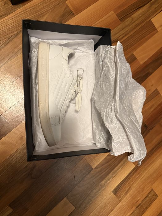 Бели дамски маратонки Armani