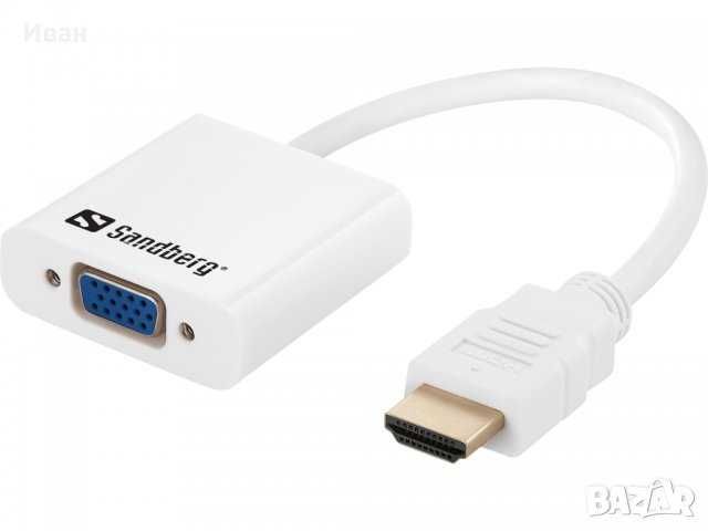 HDMI to VGA преходник/адаптер от ХДМИ към ВГА