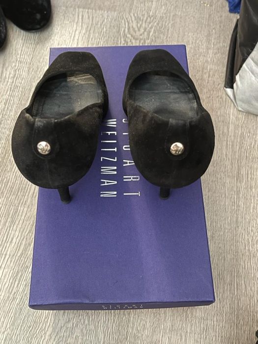 Туфли замшевые