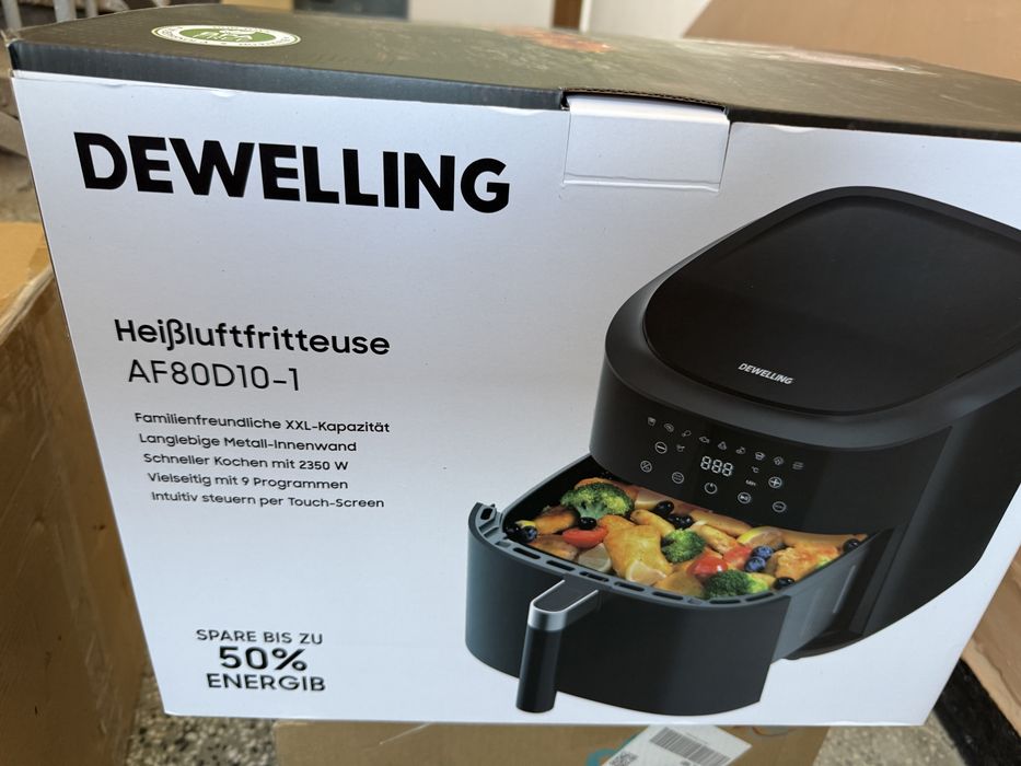 DEWELLING Air Fryer Чисто нов фритюрник с горещ въздух