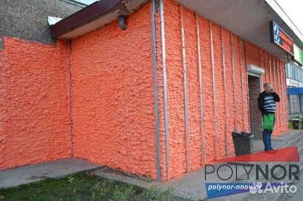 Утеплитель Напыляемый "Полинор","Polynor "Звукоизоляция.ППУ