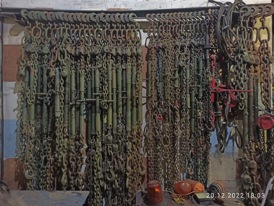 Цепи стяжные для тралов площадок