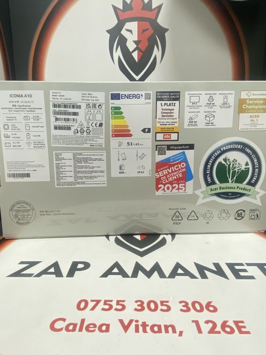ZAP AMANET VITAN - Acer Iconia A10 - 64 GB - 4 GB RAM - Wi-Fi - Black