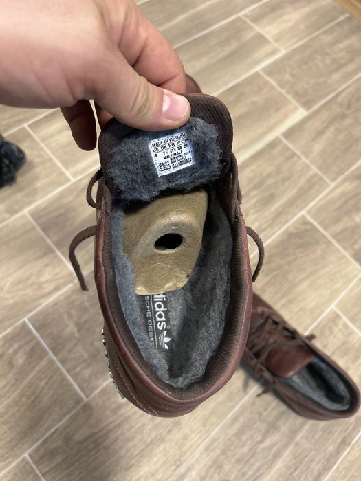 Кожени спортно-елегантни обувки adidas