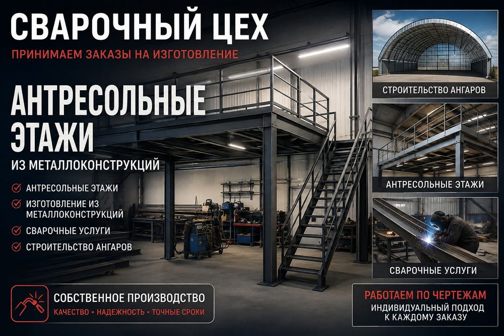 Сварщик и сварочные работы | Металлоконструкции на заказ
