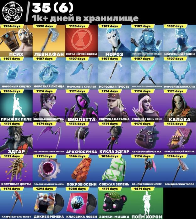 Аккаунт фортнайт