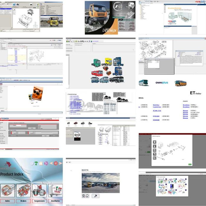 Programe identificare piese camioane și autobuze – Instalare completă