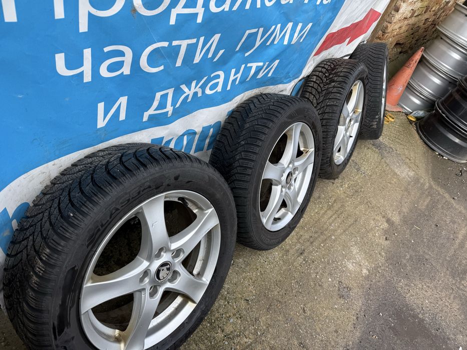 16 5х112 джанти със зимни гуми