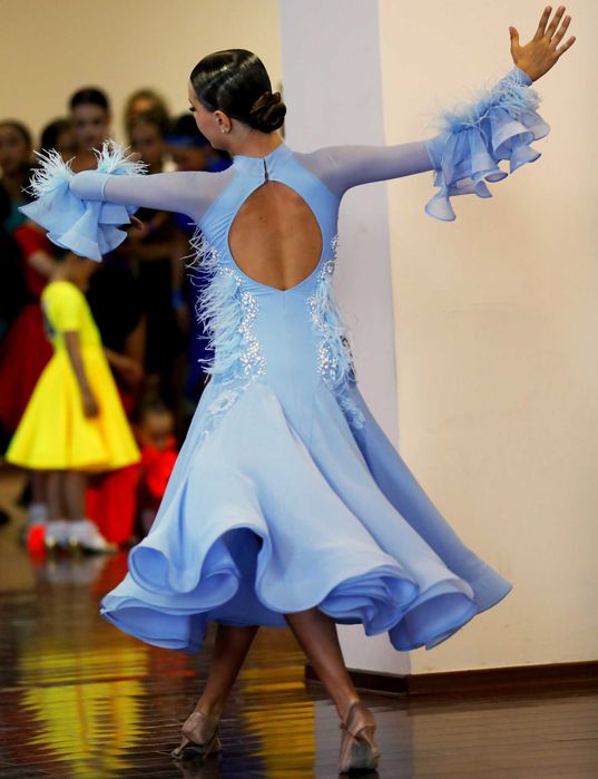 Платье для бальных танцев европейская программа