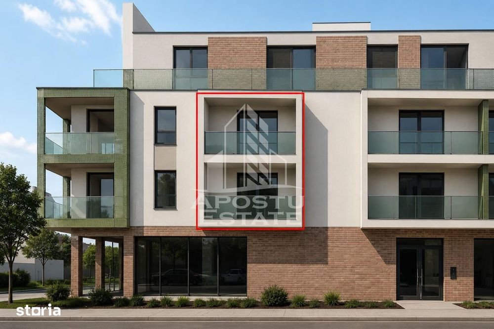 DE VANZARE apartament lux 2 camere bloc nou zona Brâncoveanu Timisoara — fotografia 1