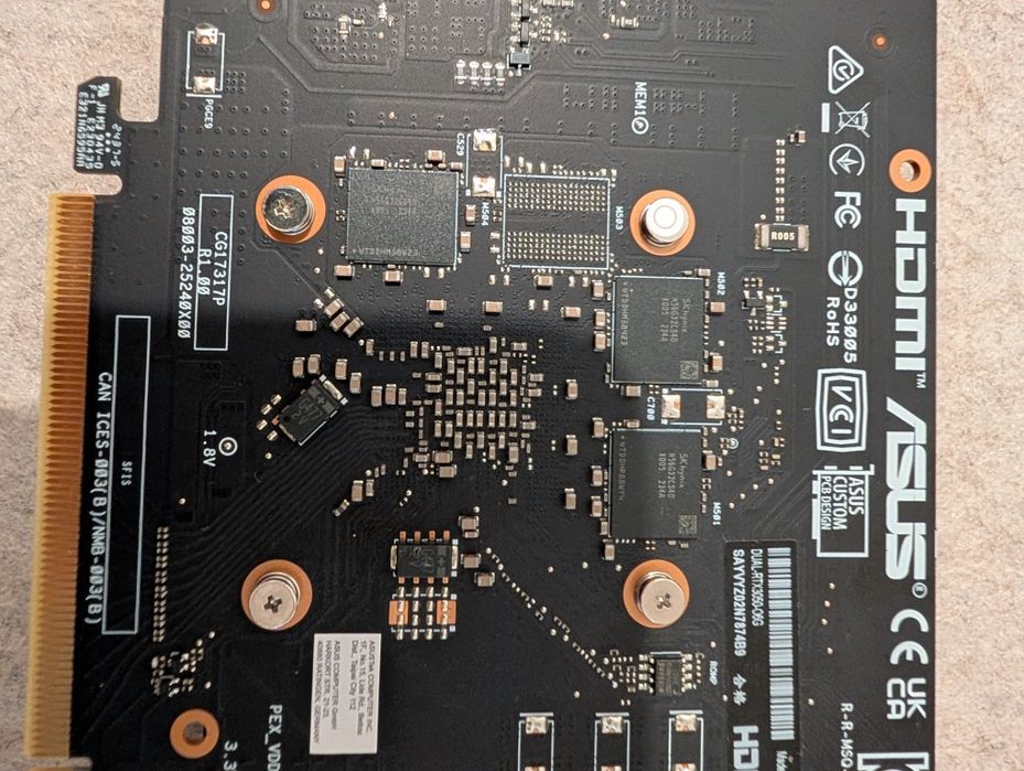 RTX 3050 Asus în stare perfecta