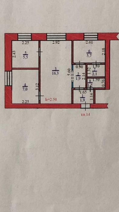 Продам кв 3х комн