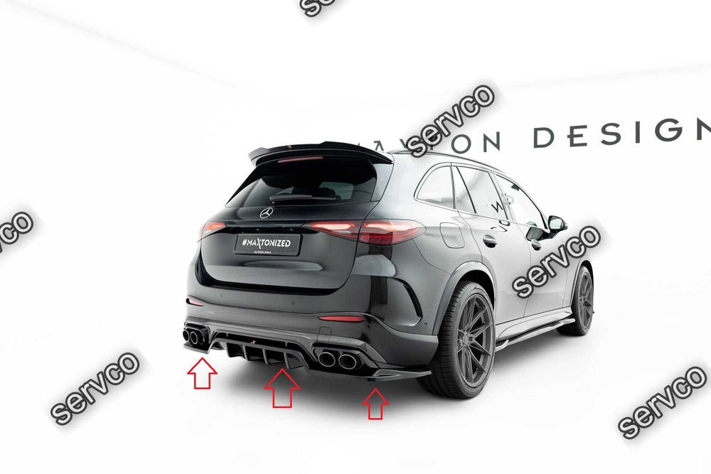 Prelungire splitter bara spate Mercedes GLC X254 43 AMG 2022- v2 - Maxton Design