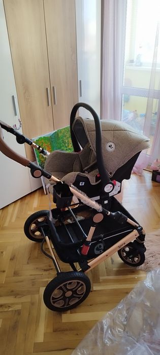 Бебешка комбинирана количка с кош за новородено  Lorelli Lora